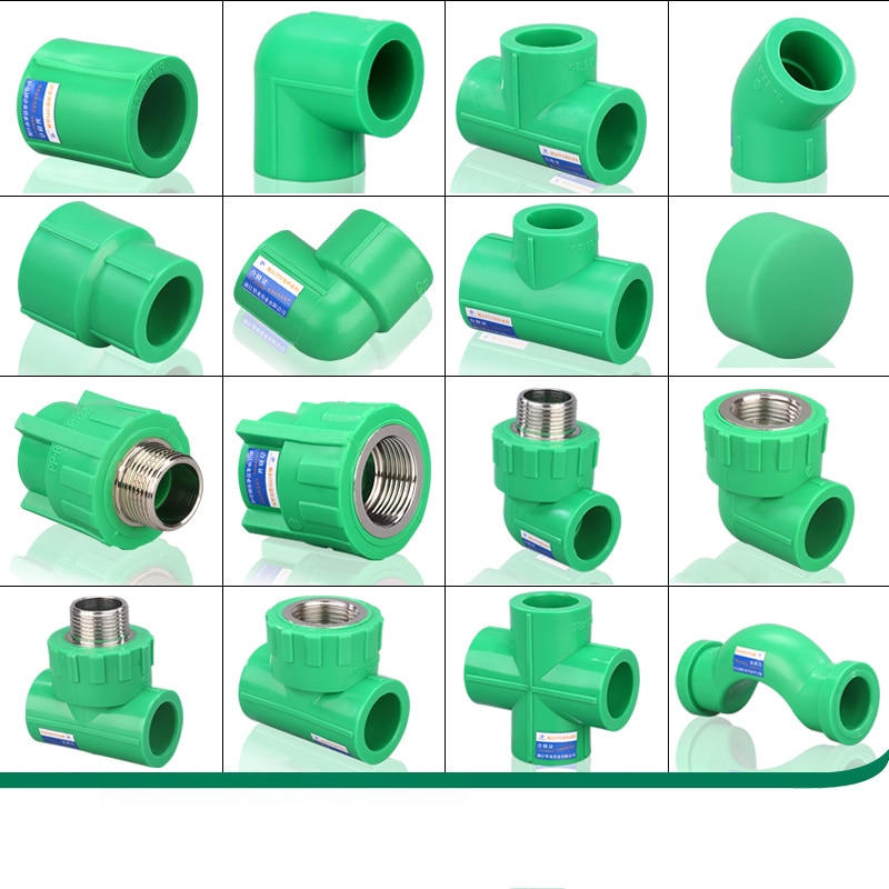 4 punten 6 Punten 20ppr Water Sanitaire Buis Pijp Gezamenlijke Verwarmde Fusion Boiler Water Kleppen Kraan Fittingen Buisleidingen