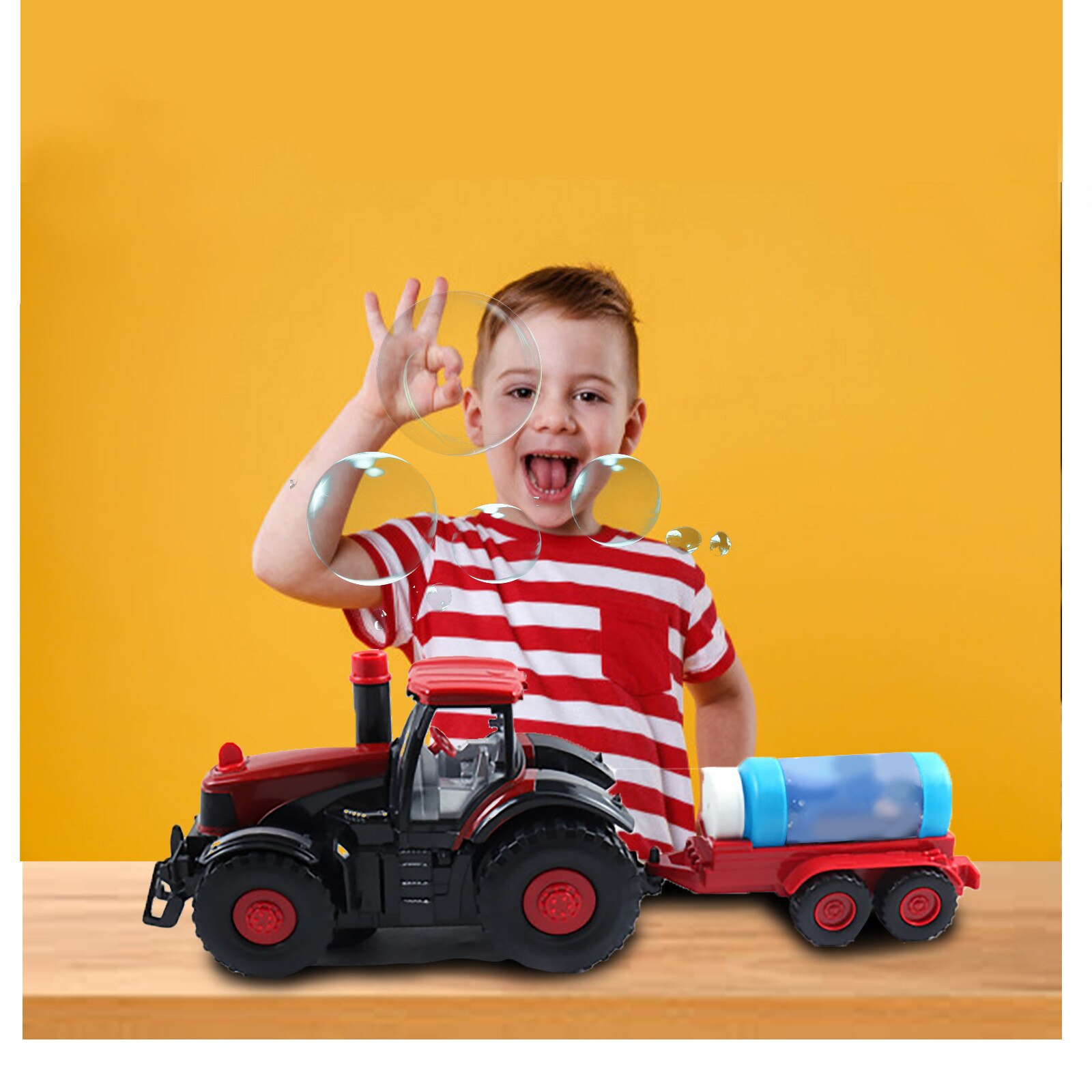 Bubble Blazen Farm Tractor Truck Met Vloeistof (100Ml) lichten Geluiden En Action Pour Enfants Kids Kawaii Garçon Fille