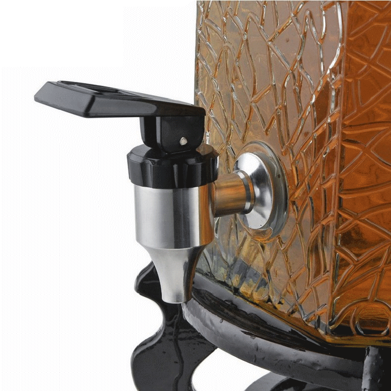 1 st rostfritt stål kran kran för hem fat jäskar vin öl dryck juice dispenser tapp dryck kylskåp vin propp