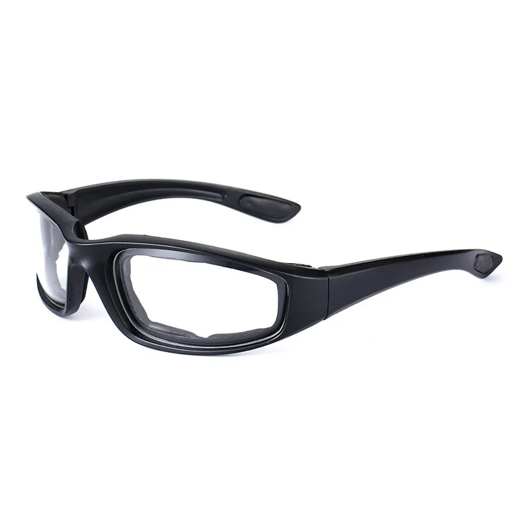 Gafas universales para motocicleta, gafas de sol polarizadas para protección ocular, gafas para Moto a prueba de viento, lentes transparentes antivaho UV400: Transparente