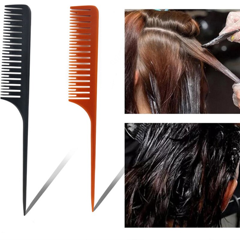 1Pc Professionele Trendy Kam Goede Taaiheid Hoge Temperatuur Weerstand Anti-Statische Tip-Staart Haar Benadrukken Kam Voor stylist kappers benodigdheden barber accessories kammen kam borstel haar kapper spullen