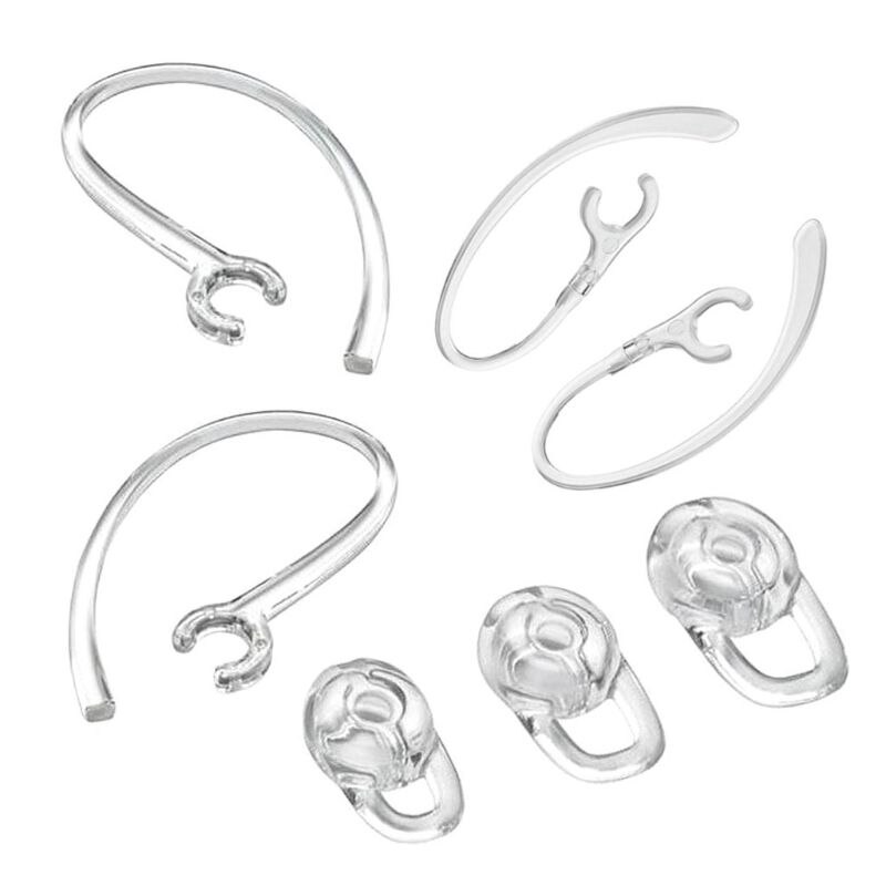 1 set hörsnäckor öronproppar örongelkrok för plantronics marque  m155/2 m 165 för smak  m1100 m100 m55 m28 m25 trådlöst bluetooth headse