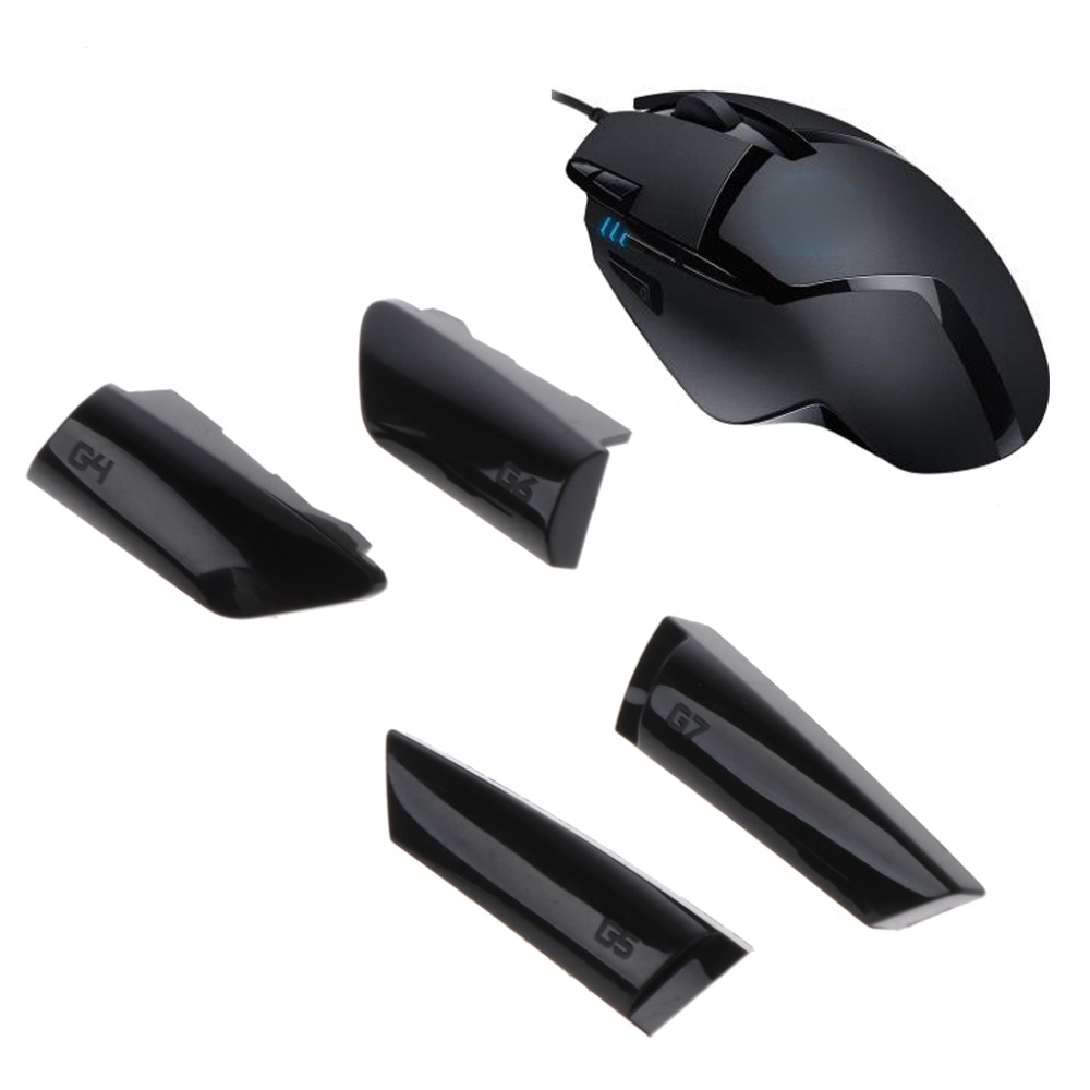 4Pcs Side Keys Side Buttons G4 G5 G6 G7 for Logitech G900 G903 Wired Wireless Mouse Mouse Accessories