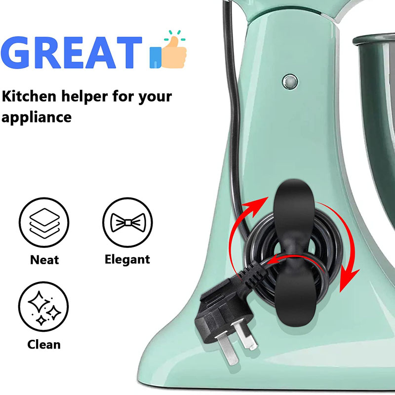 Netsnoer Vaste draadklem Kabelorganizer Aan de keuken gemonteerde stekker Kabel Datakabelorganizer Keukenapparaat Opwindapparaat