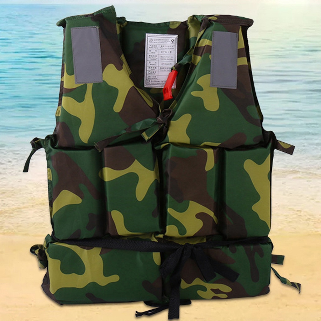 Adjustable Life Jacket Adult Water Sports Swimming Drifting Boat Fishing Emergency Life Vest Watersport Tool #T1G