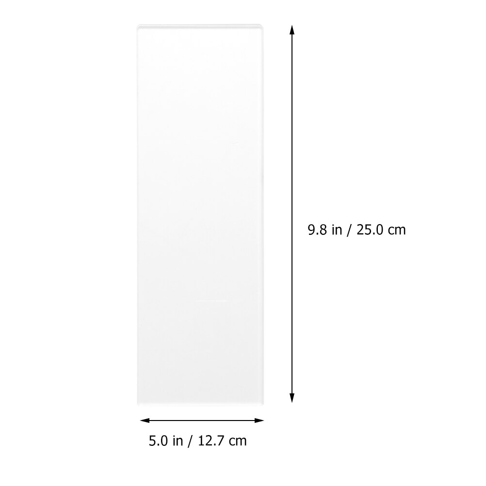 Transparent Cake Cream Scraper Cake Making Scraper Rectangular Acrylic Cake Baking Tool Cake Scraper For Bakery 12/14/10/8 Inch: 10 inch