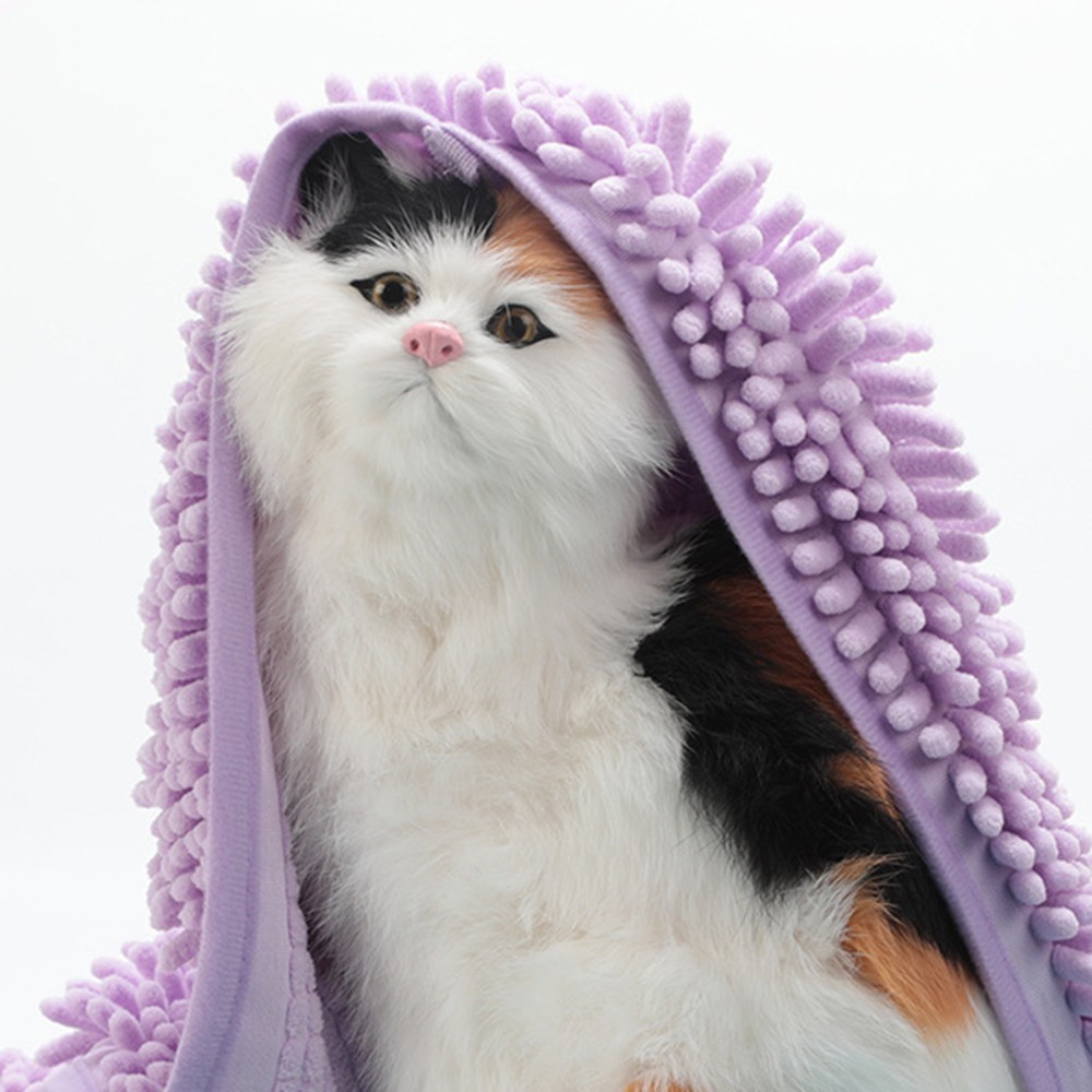 Super chłonny szlafrok zwierzę domowe koc robić spania miękkie suszenie kąpiel ręcznik dla zwierzaka przyjazny dla skóry ręcznik dla psa dla psa bluzy z kapturem dla kotów szczeniak