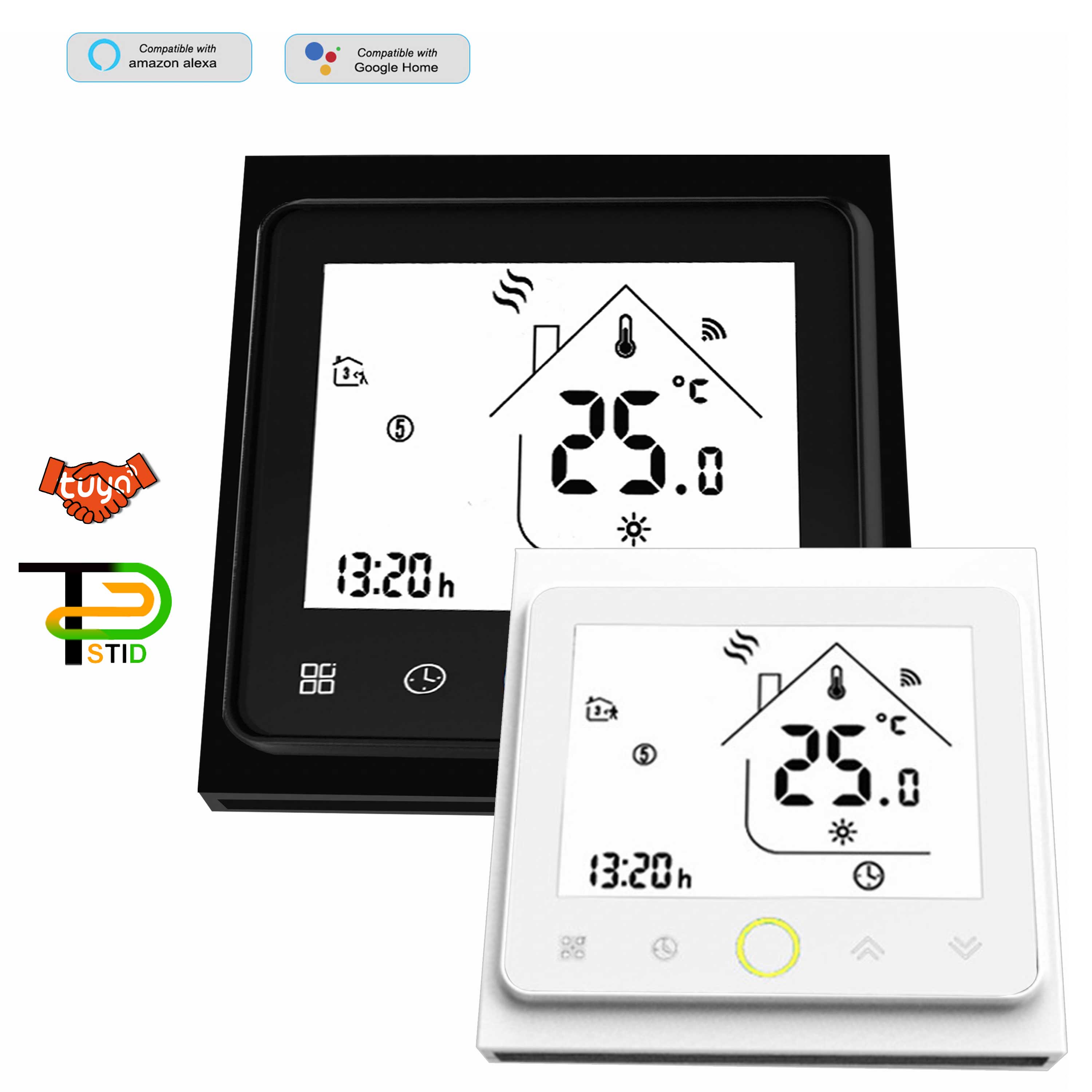 24V 220V NC/NO WIFI Smart Thermostat Temperature Controller for Water to Air Heat Exchanger