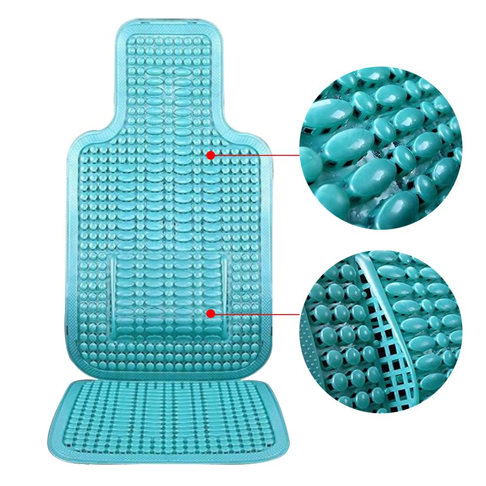 1Pcs Universele Zomer Autostoel Koele Kussen PVC Kralen Massage Auto Stoel Cover Met Zachte Taille mat Ademend Duurzaam