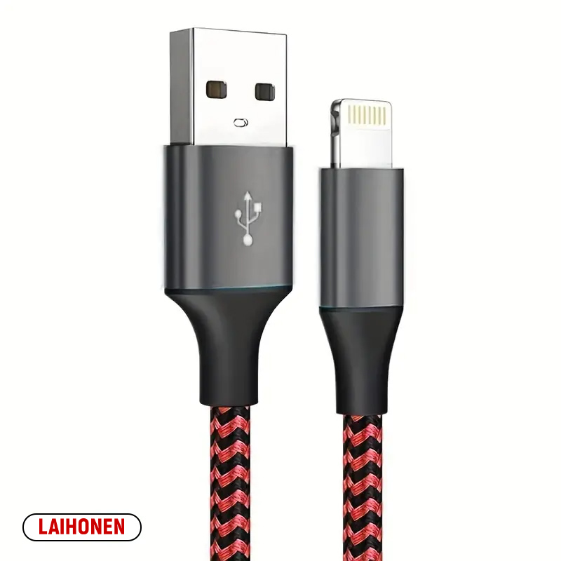 1M 2M 3M USB A To Lightning MFi Certified Cable For iPhone 14 13 12 11 X XR Pro Max Fast Charging Cable Charger Data Wire Cord: black / 1m
