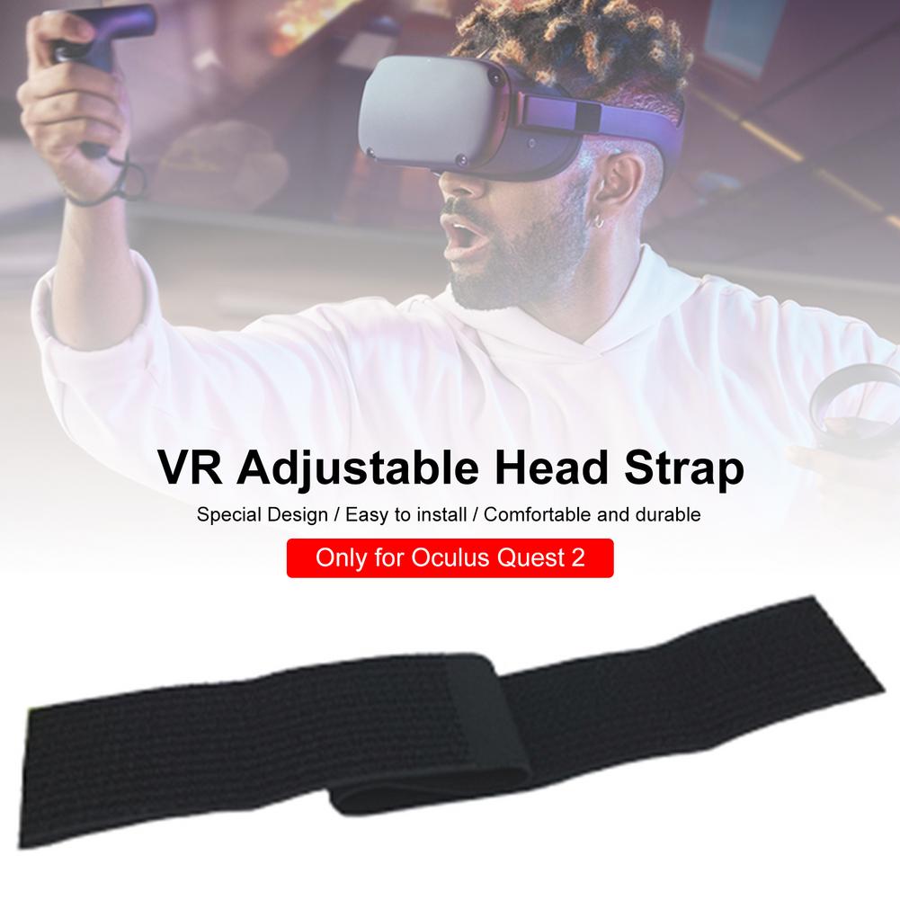VR Accessories For Oculus Quest 2 VR Adjustable Head Strap Vr Gaming Headset Headband Reduce Head Pressure For Oculus Quest2