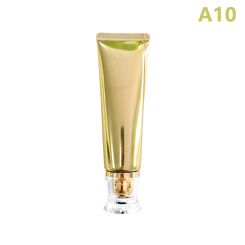 1Pcs Gold Silver Empty Refillable Plastic Soft Tubes Squeezable Bottle Cosmetic Container For Facial Cleaner Lotion Hand Cream: Burgundy
