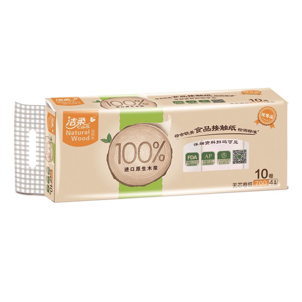 10 Roll 4 Layer Toilet Tissue Home Bath Toilet Roll toilet paper Soft Toilet Paper Skin-friendly Paper Towels Toilet Paper Bulk