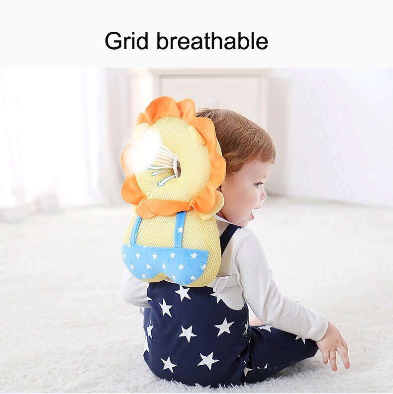 Children Large Anti-fall Pillow Baby Head Protection Pad Cartoon Toddler Head and Back Protection Pillow