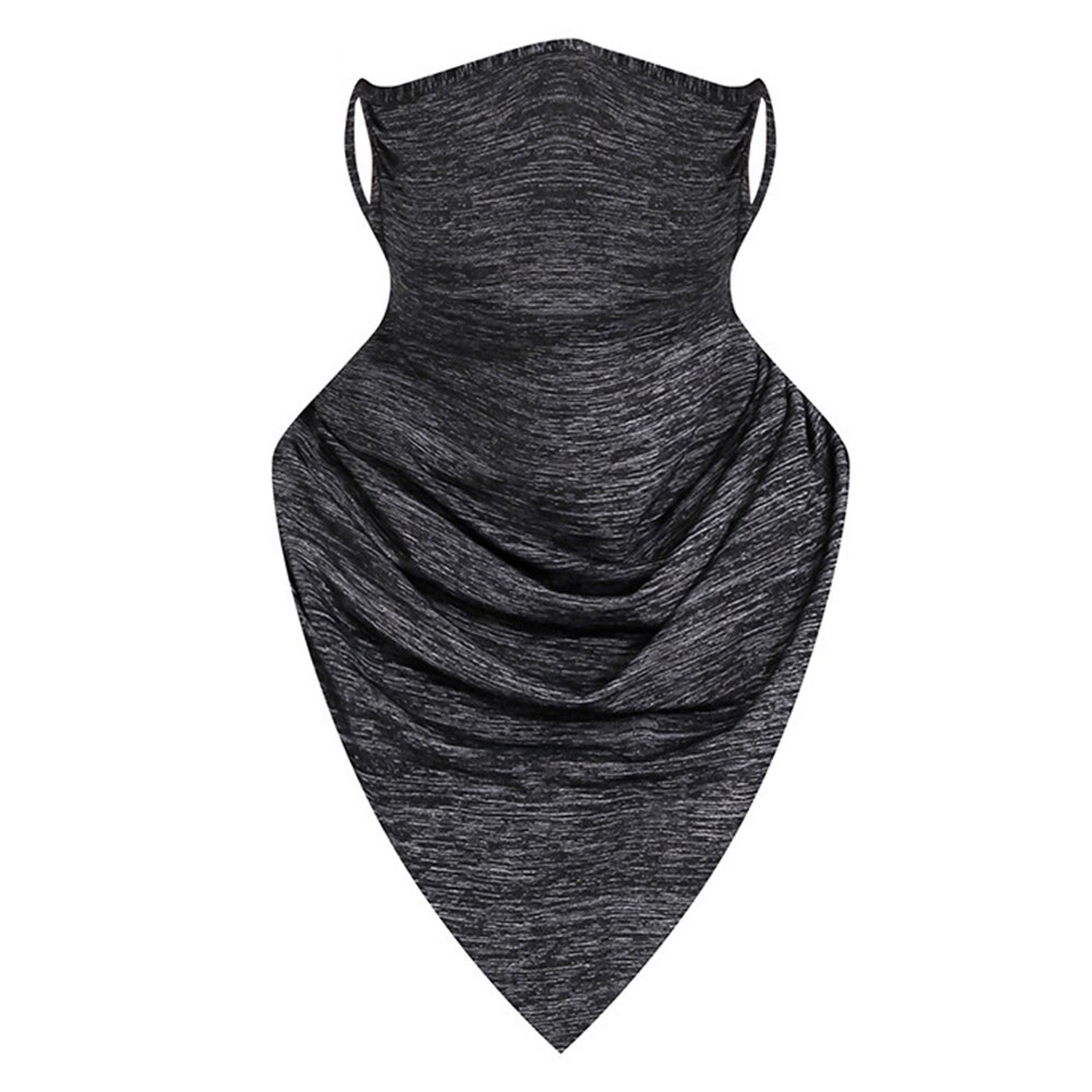 Schwarz Radfahren Halbe Gesicht Maske Eis Seide Motorrad Radfahrer Halsrohr Schal Snood Motorrad Fahrrad Headwear Radfahren Halbe Gesicht Maske