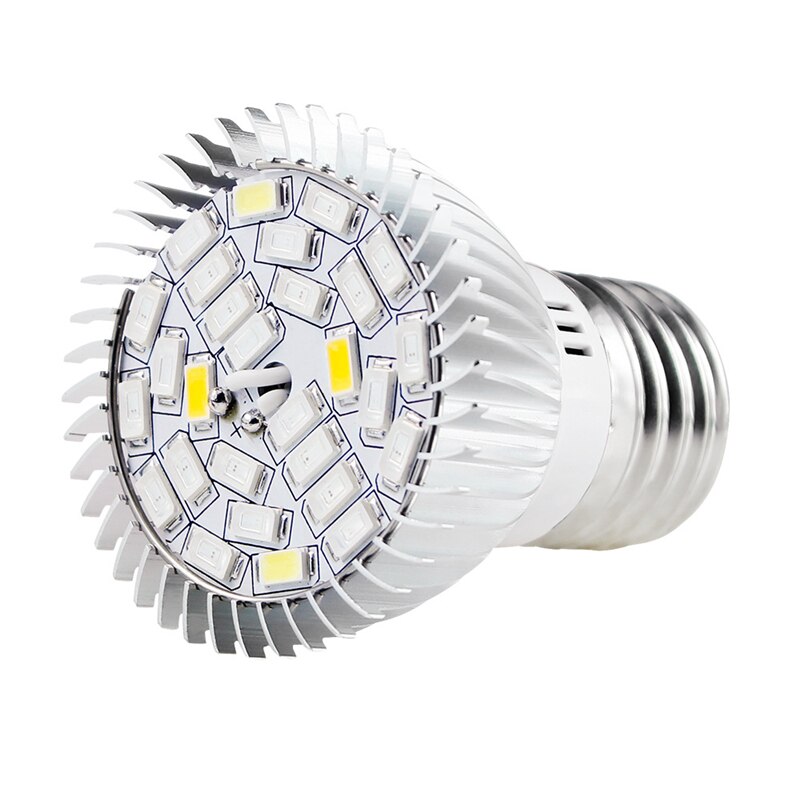 Lâmpada de led para cultivo hidropônico, iluminação para plantio e27, espectro completo, 18w, 28w, 30w, 110v, 220v