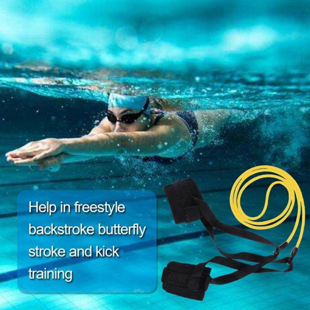 Training Resistance Belt Latex Lightweight Swim Resistance Belt Swimming
