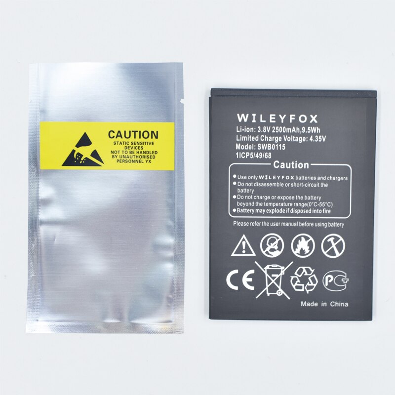 Tablero Original Hekiy para Wileyfox SWB0115 Wileyfox Swift 2500mah, reemplazo de batería de Li-ion para teléfono móvil