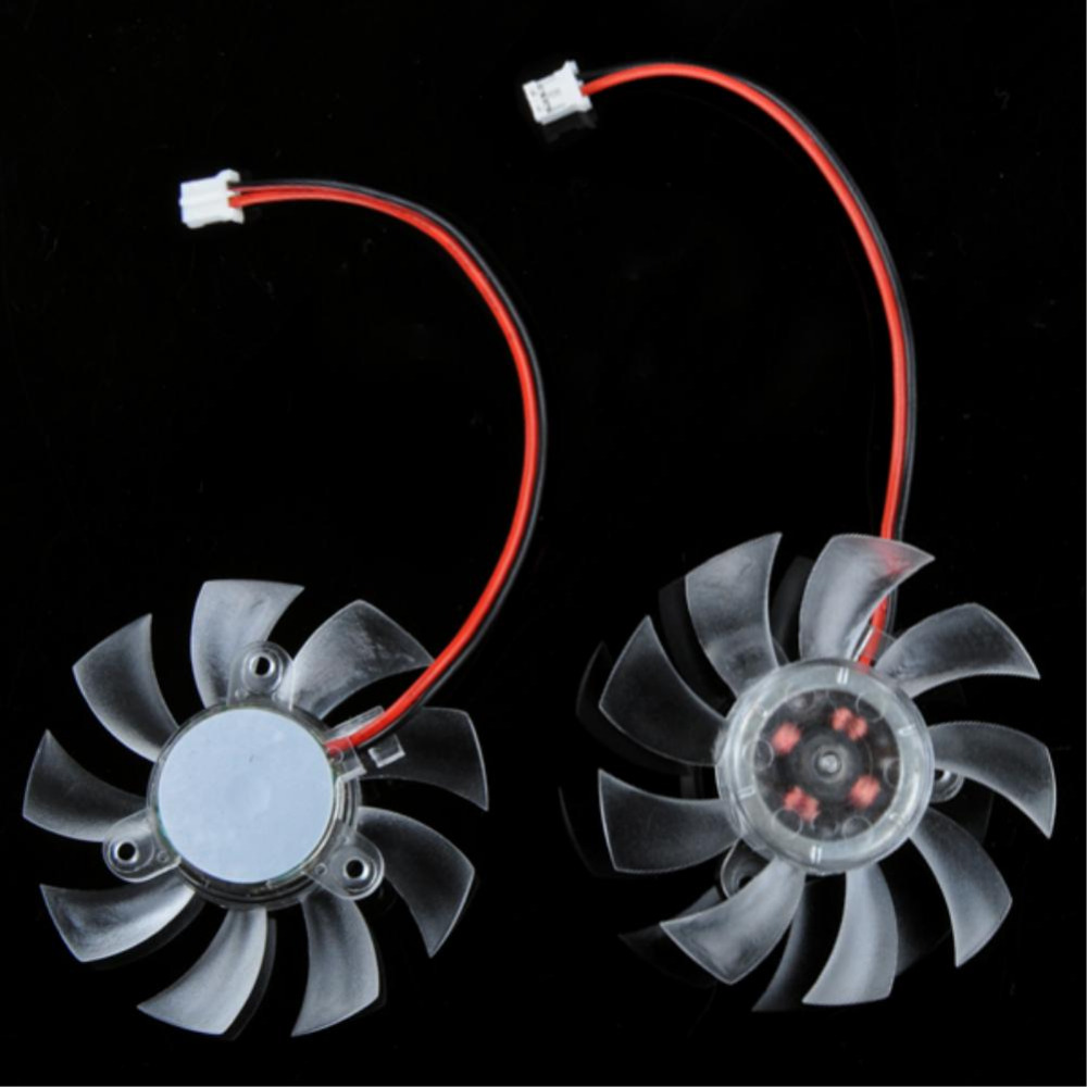YCDC VGA Cooling Fan 60mm 6cm 12V 2 Pins Black CPU Heat Sink Fan Computer PC Cooler Exhaust Blower