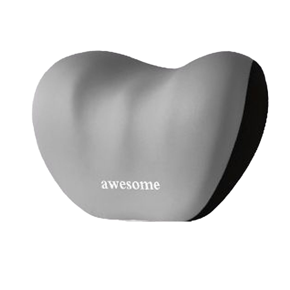 Update Car Lumbar Support Pillow Auto Neck Pillow Waist Support Removable Washable Backrest Universal Vehicle Cushion: WHITE