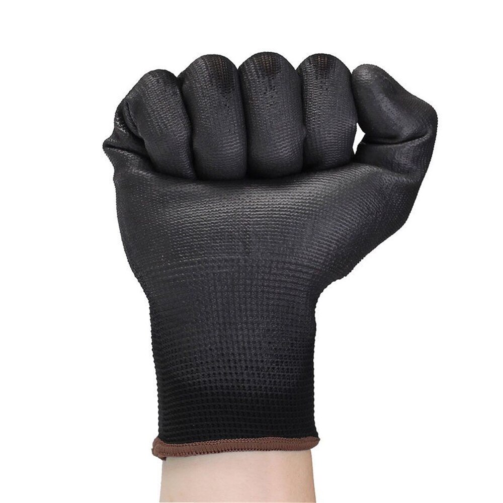 Safety Work Gloves Dust-free Electronic Nylon Rubber Dipping Coating Precise Assembling Comfortable Anti-static