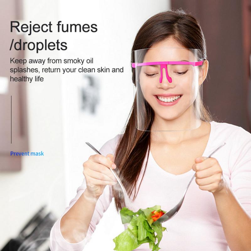 Plastic Tansparent Protect Shield Screen 1pcs Kitchen Oil Splash Protective Lady Cooking Anti-smoke Cover Kitchen Home Cocina