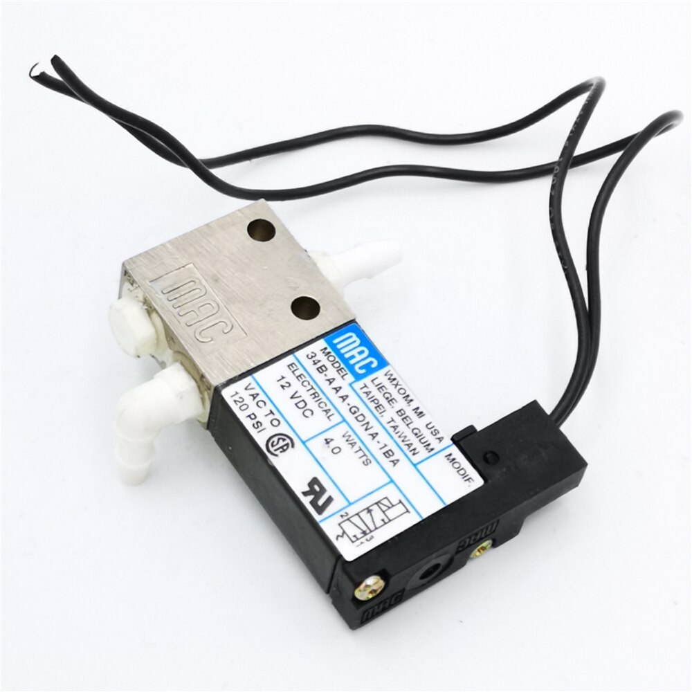 Stati Uniti Mac valvola solenoide miniatura ad Alta velocità in miniatura valvola a tre gareggiare 5 millimetri filettato comune 34B-AAA-GDNA-1BA