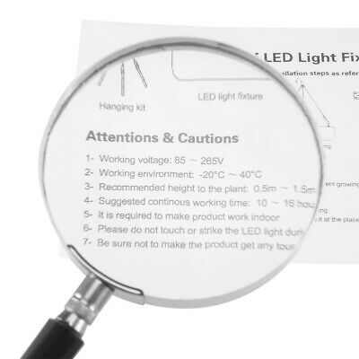 75mm 3X Handheld Read Magnifying Glass Lens Magnifier Silver Tone