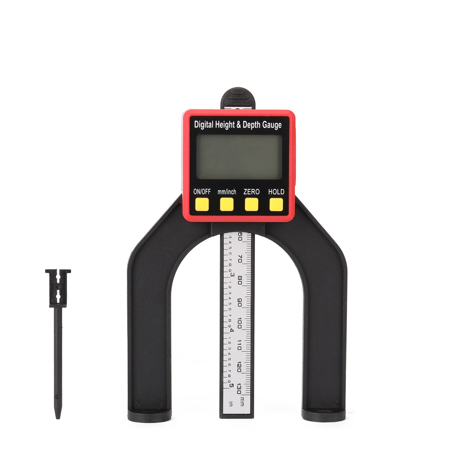 Digital Display Height Depth Counting Depth Meter Woodworking Depth Gauge Altimeter Woodworking Ruler Digital Caliper Tool
