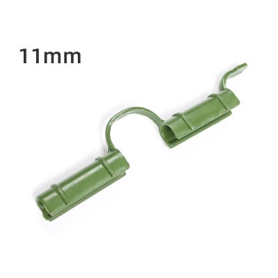 Pinces de fixation en Film plastique pour serre, 10 pièces par paquet, accessoires pour couverture de serre et Tunnel: 11MM