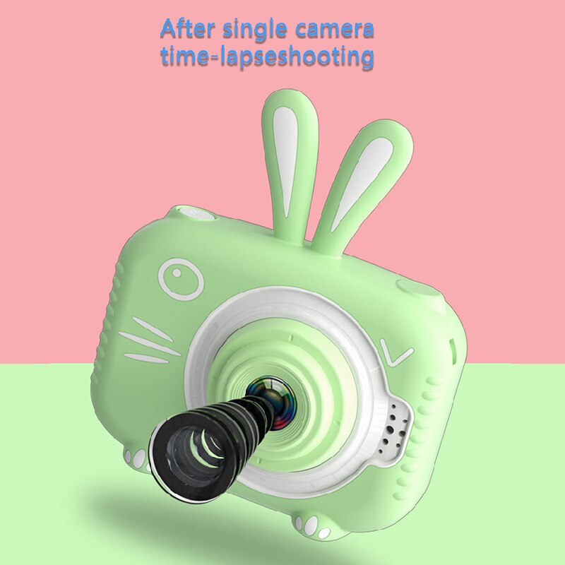 Kinderen Foto Camera Met Cartoon Beschermhoes Mini Digitale Camera Voor Meisjes Jongens Grappige Elektronische Speelgoed Kinderen