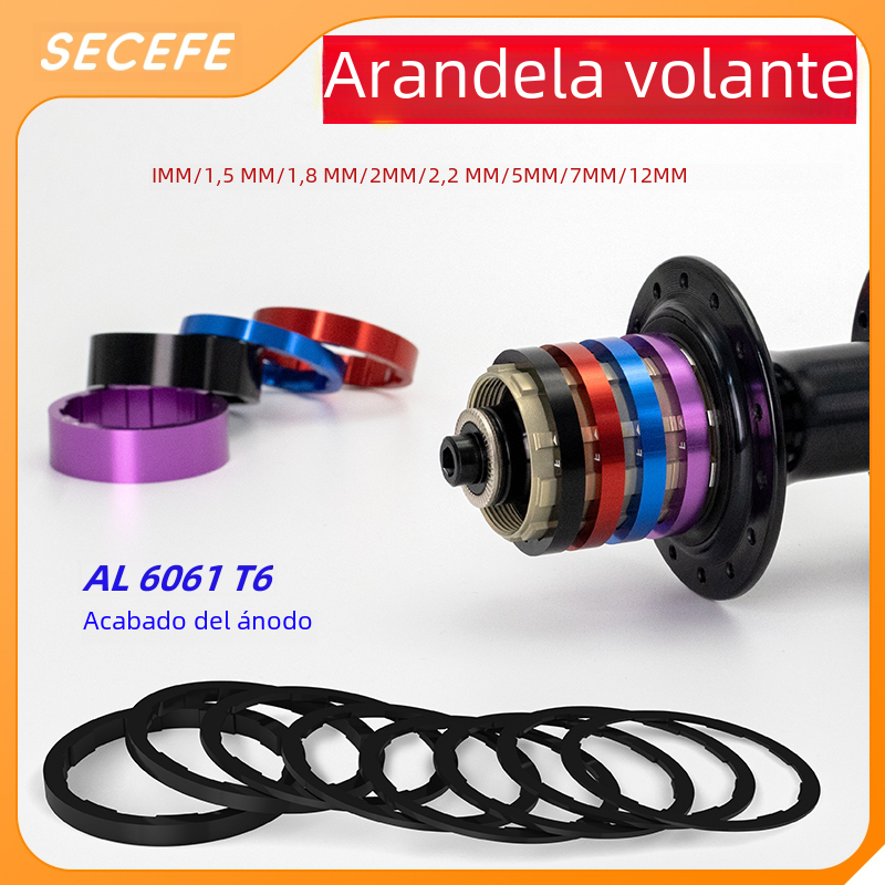 Bike Cassette Gasket Freehub Body freewheel Washer Freewheel Spacers Bicycle Hub Washer For Adjusting Bike Flywheel washer