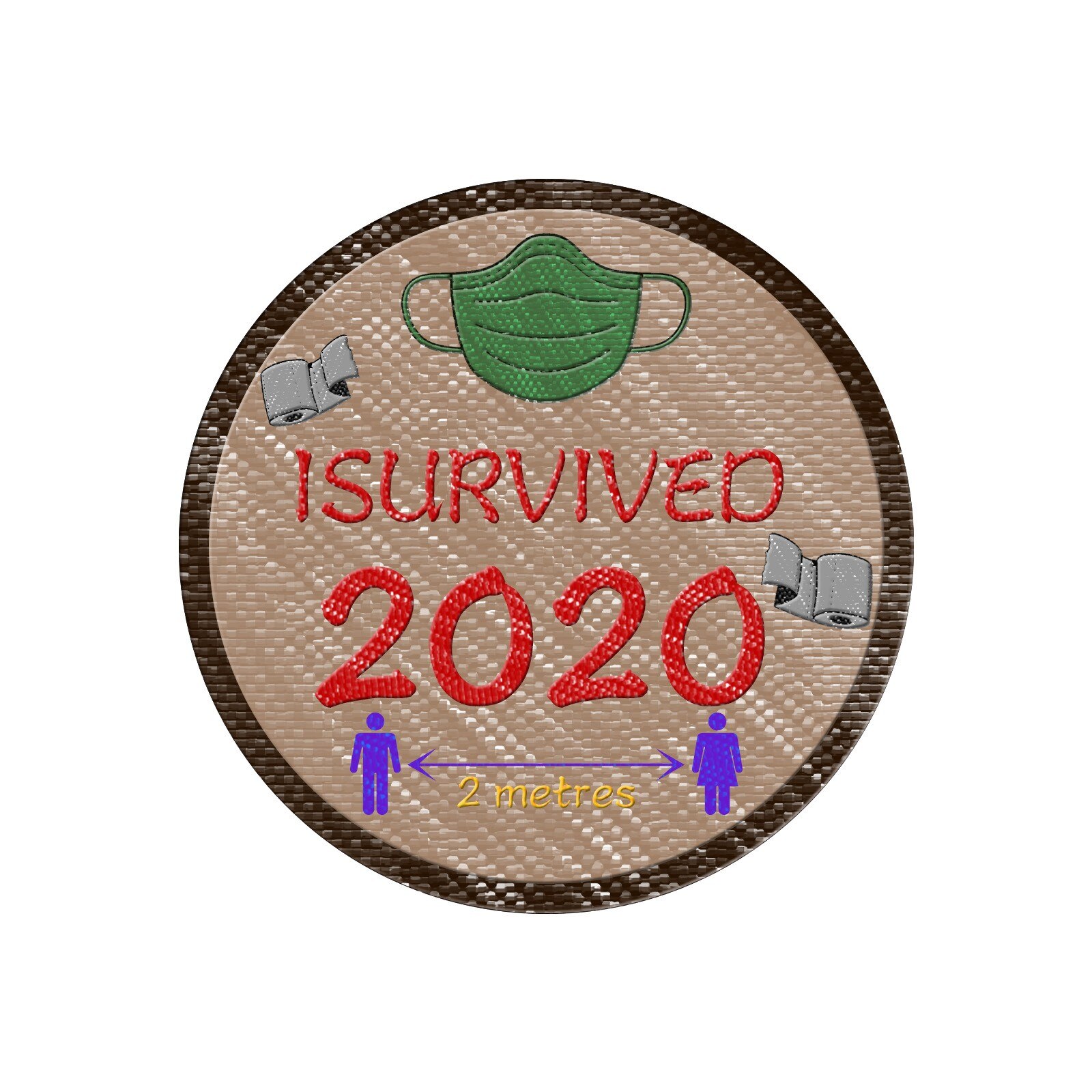 Plague Badge Patch Sticker Survivor Patroon Kleding Diy Decoratie Strijken Patch Kleding Kleding Accessoires Applique Stoffen: Default Title