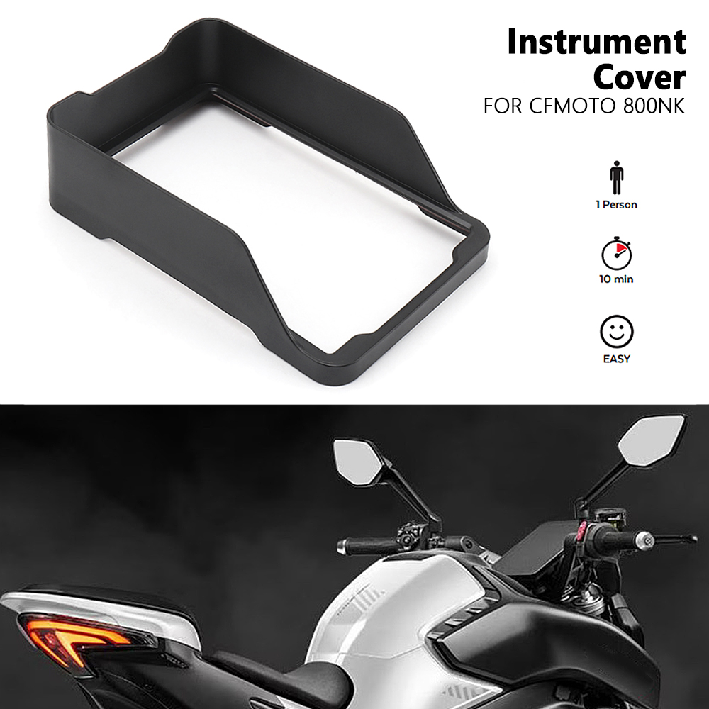 Motorradzubehör instrumenten-tachometergehäbenutzen mit blendfreier abdeckung aus schwarzem kunststoff für cfmoto 800 nk 800nk 800nk