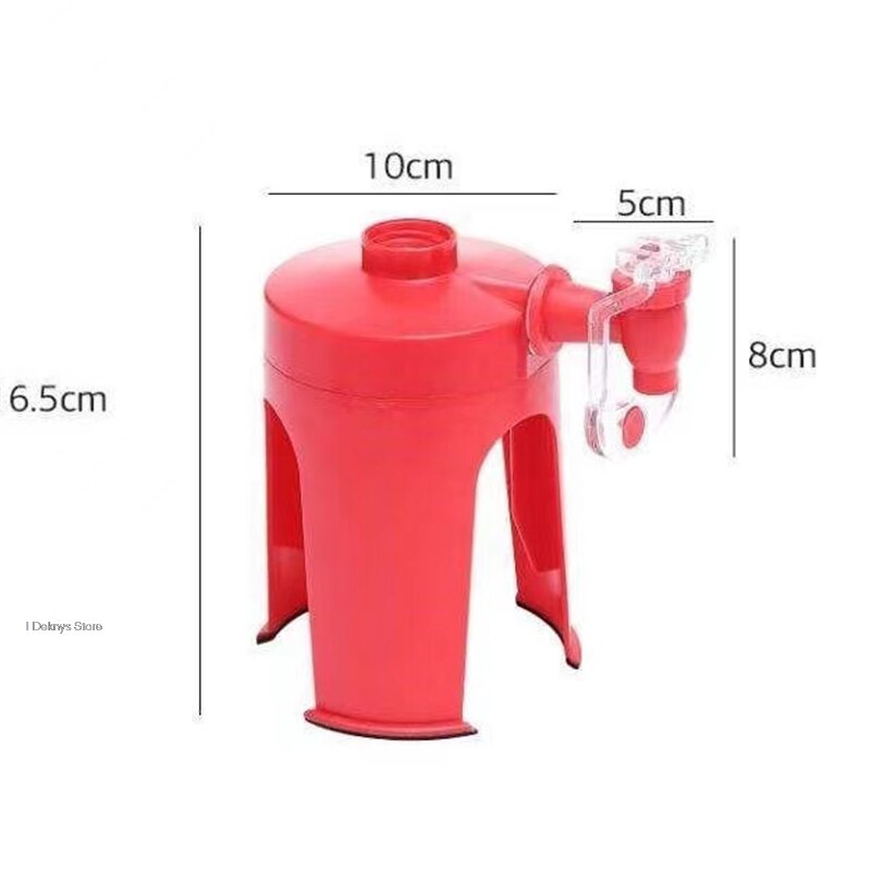 Novelty Saver Soda Beverage Dispenser Bottle Coke Upside Down Drinking Water Dispense Machine Switch for Gadget Party Home Bar