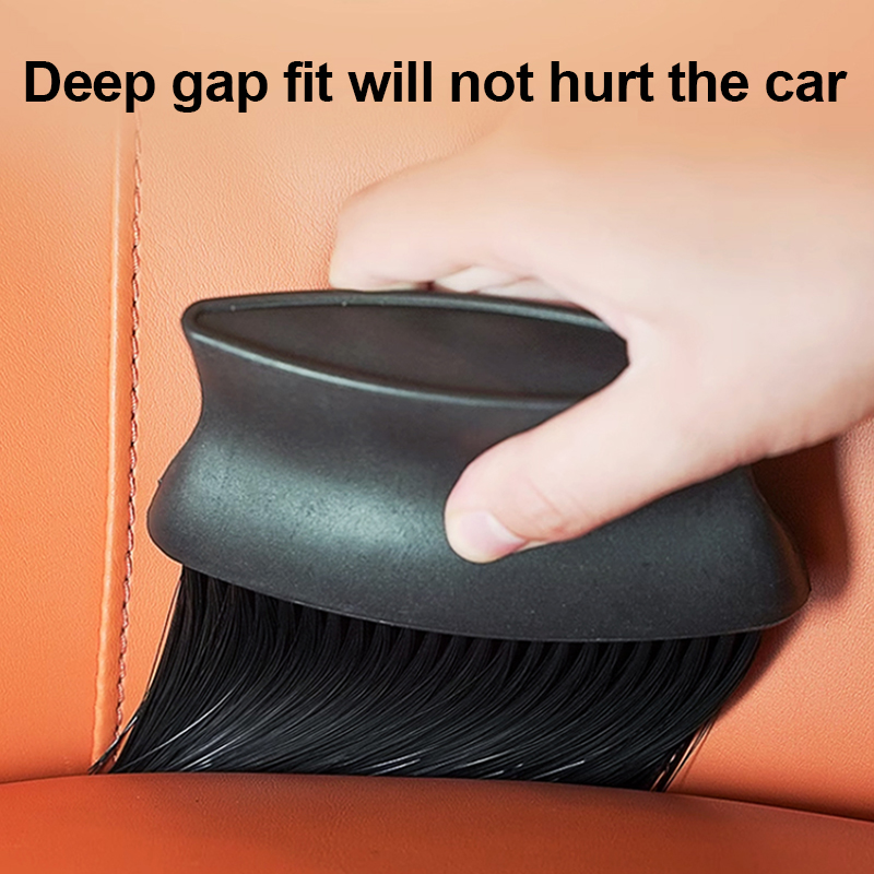 Cepillo de limpieza interior de coche, cepillo de pelo largo para ventilación de aire acondicionado, eliminación de polvo interior de coche, cepillo de pelo suave, herramienta de cepillo para huecos