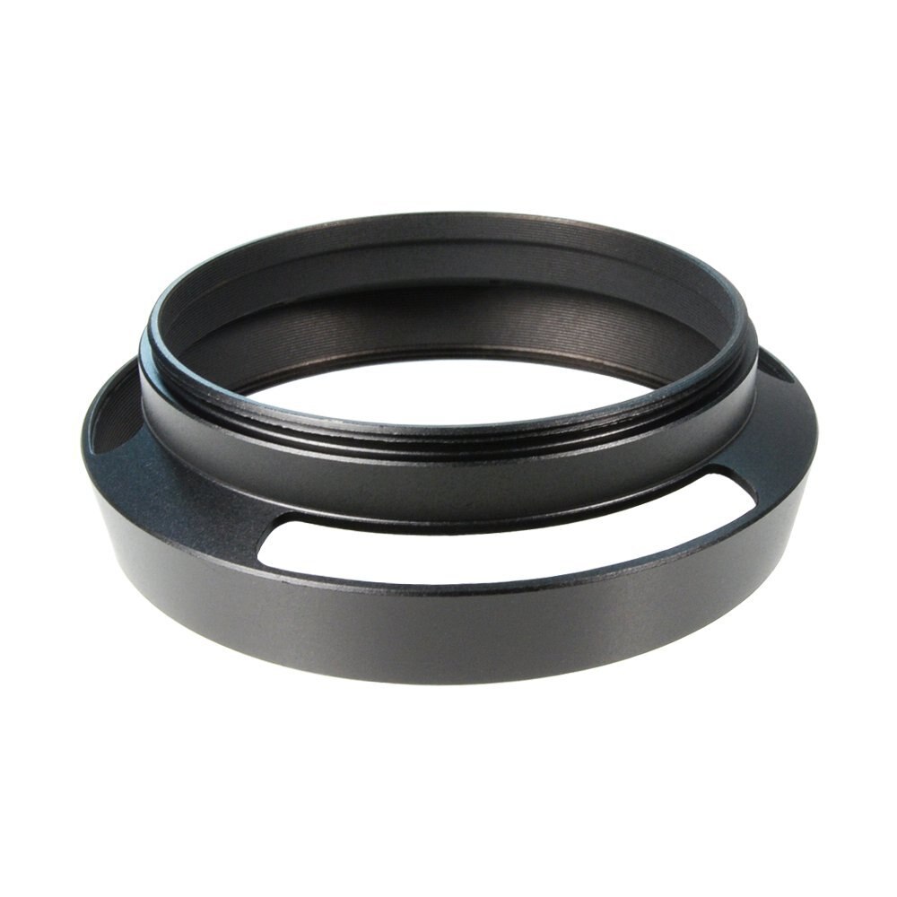 SIOTI 37/39/40.5/43/49/52/55/58mm pare-soleil en métal ventilé pour objectif à filetage Standard pour filtre F pour Nikon pour Canon pour Sony