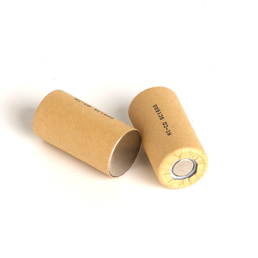 Sub-C Ni-CD SC1500mAh 10pcs SC1.5Ah Power Cell,rechargeable battery cell,power tool battery cell, discharge rate 10C-15C