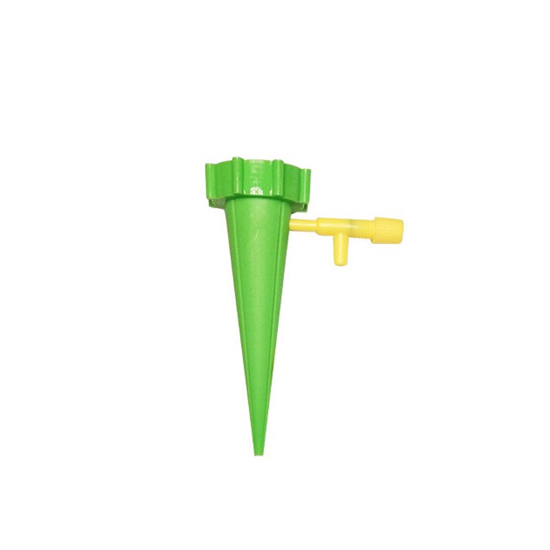 12 Stks/partij Automatische Drip Irrigatie Tool Spikes Bloem Planten Tuin Nuttig Self-Watering Apparaat Verstelbare Water: 1pc  green