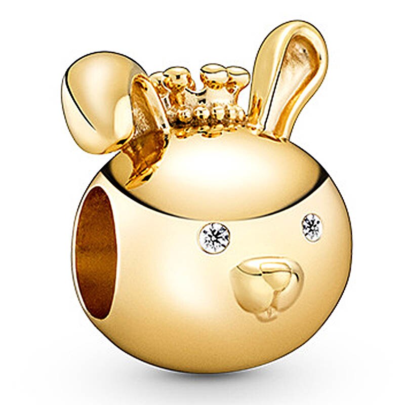 Shine Rat Mouse Spirit Horse Ram Sheep Chinese Twelve Zodiac Charm Fit Bracelet 925 Sterling Silver Beads Diy Jewelry: 4
