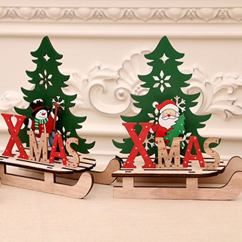 Kerst Houten Ornamenten Kerstboom Decor Vrolijk Kerstfeest Decoratie Voor Thuis Kerst Decor