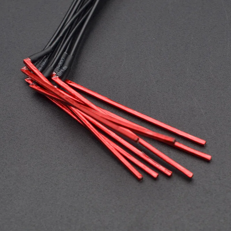 1/5/10pcs Rouge Piézo-électrique Micro Guitare pour Ukulélé Acoustique Guitare Banjo Mandoline 40mm/65mm Guitarra Préampli Accessoires