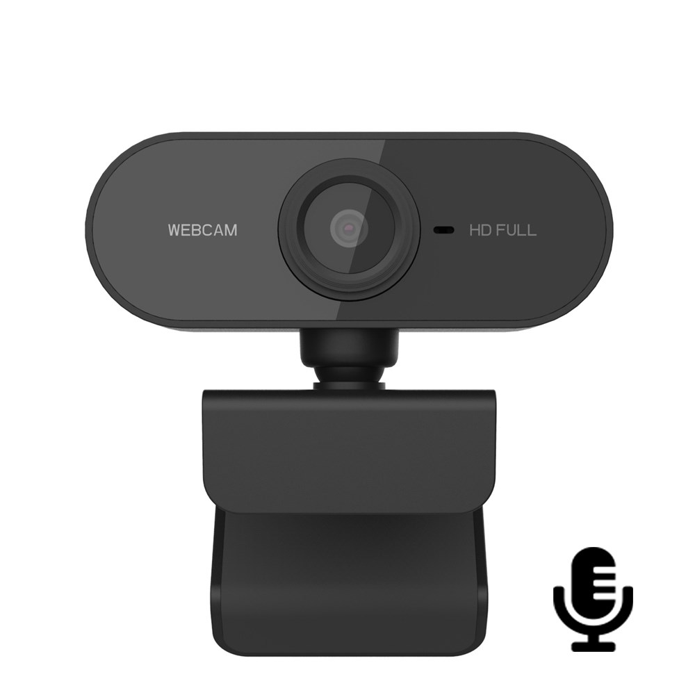 Full Hd 1080 P Webcam Mini Computer Pc Webcam Met Microfoon Draaibare Web Camera Voor Live-uitzending Video Bellen Conferentie