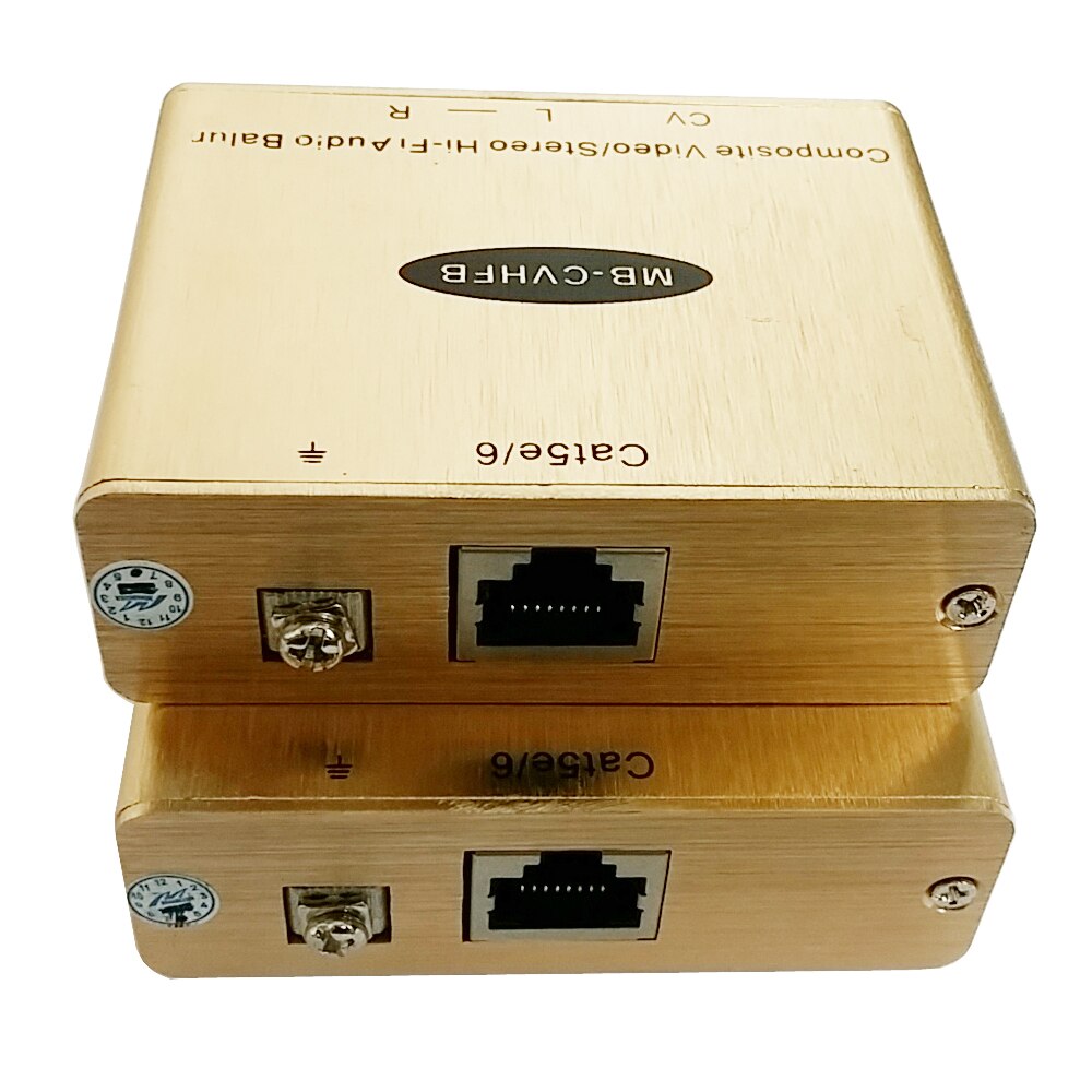 Composite Video and Stereo Audio to RJ45 Extender ... – Grandado