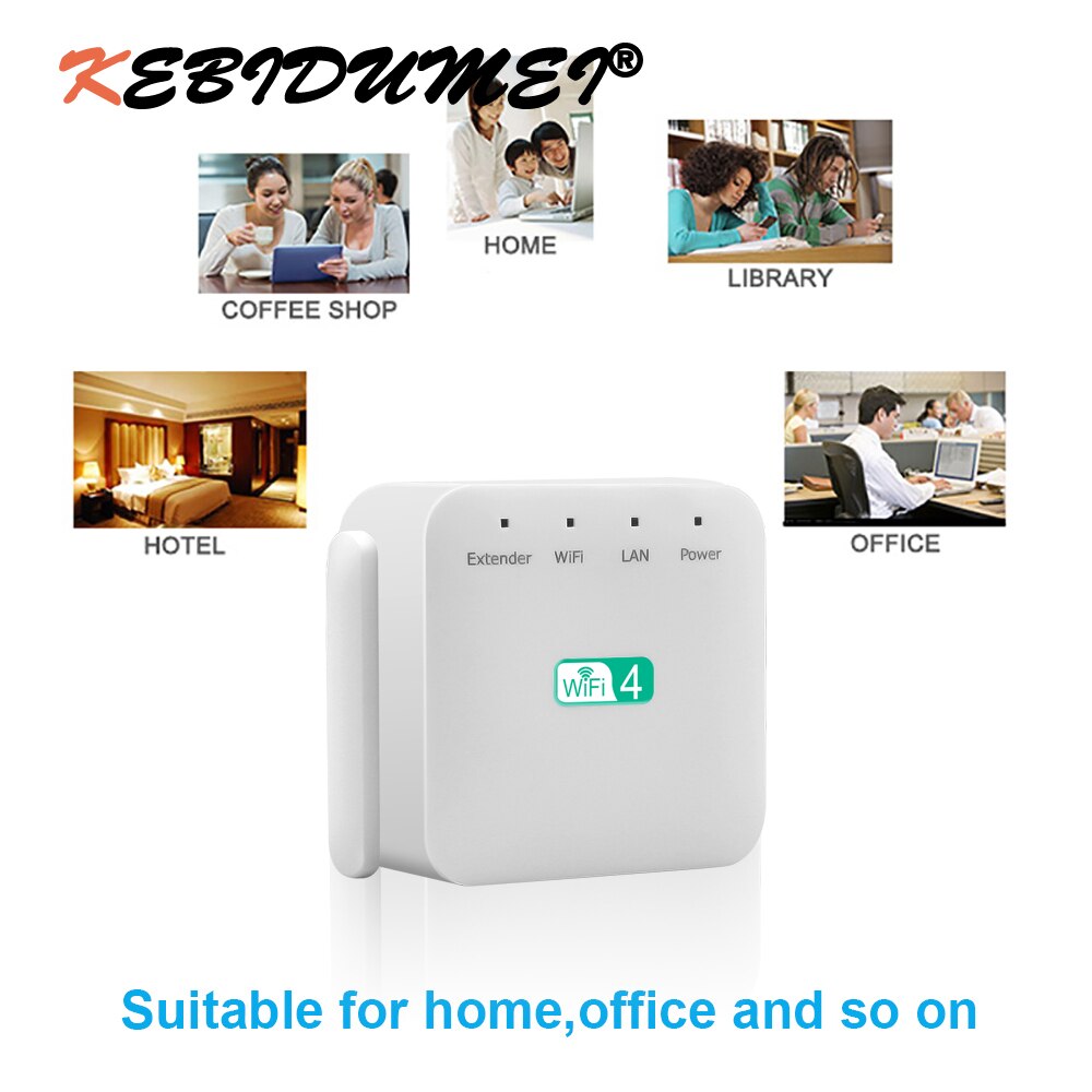 Draadloze Wifi Repeater 300Mbps Wifi Router Wifi Signaal Boosters Netwerk Versterker Repeater Extender Wifi Ap Wps Router 2 Antenne