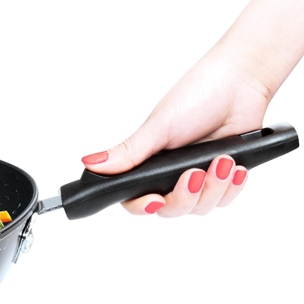 Uniwersalny wymienny patelnia uchwyt garnka demontowalne anty poparzenia bakelitu uchwyt garnka s czarny uchwyt robić ręki robić naczynia robić gotowania