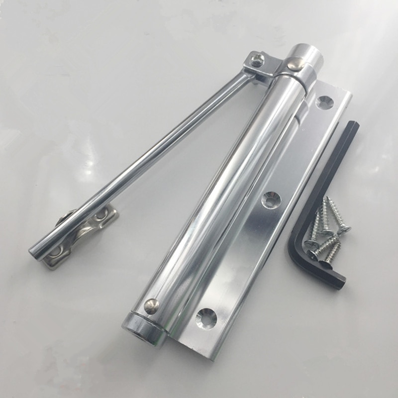 Lätt hydraulisk dörrstängare justerbar dold dörr fjädergångjärn automatisk stängning brandklassad dörrbeslag