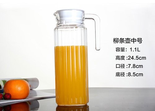 Glas Tie Pot, Sap Tie Pot, Cool Waterkoker, Cocktail Tie Pot, Bier Pot, buitenlandse Wijn Tie Pot: 1.1L