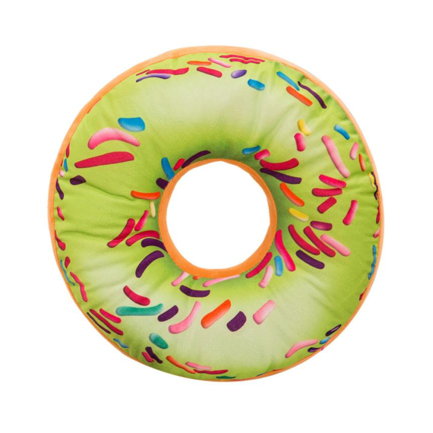 Ouneed doux beignet aliments housse de coussin jouets drôle dessin animé doux chocolats bricolage taie d'oreiller et chaise dos coussin