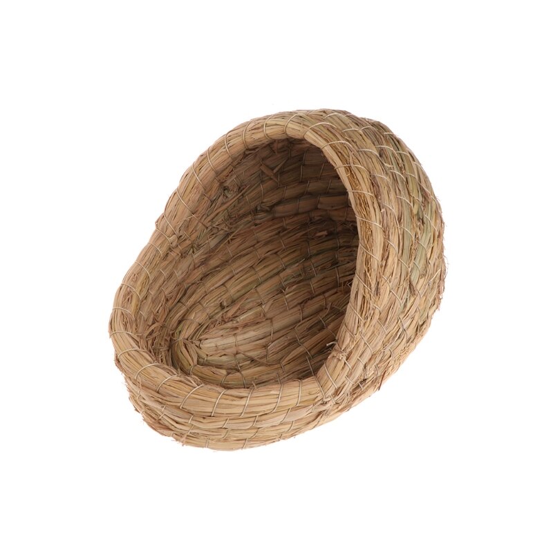 Pet Nest Woven Natural Straw Hamster Rabbit Guinea Pigs Warm House Handmade Cage